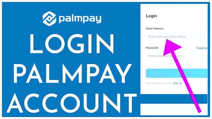 Palmpay login with phone number, Email, online portal, and Website.