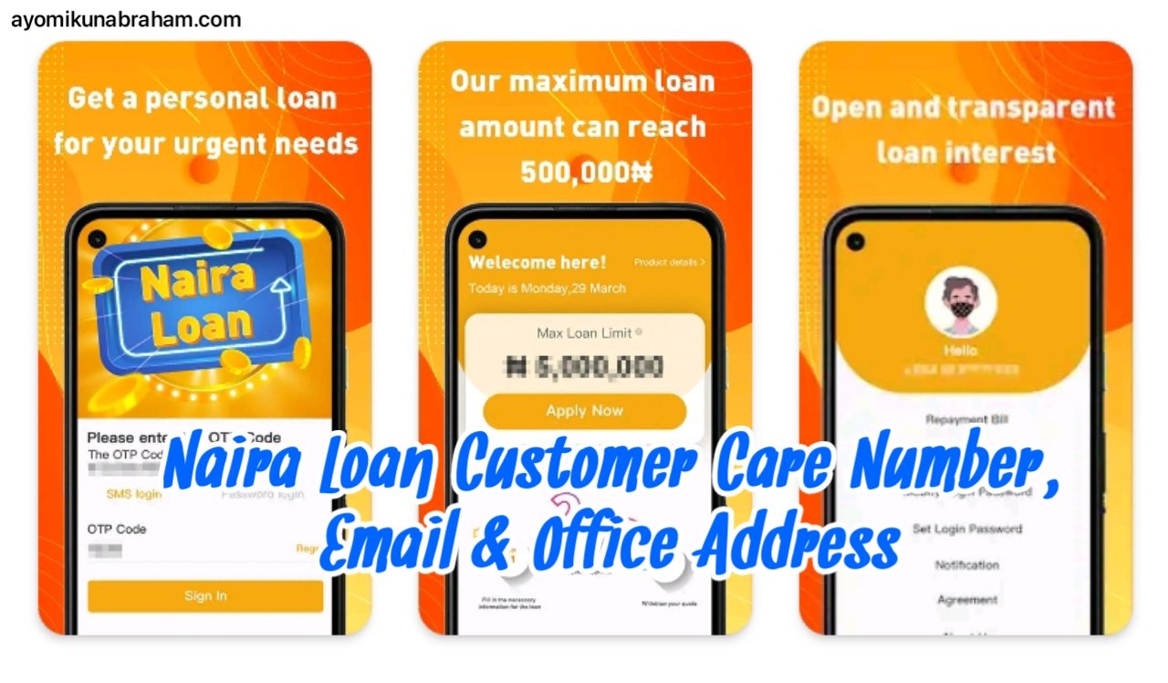 Naira Loan App Customer Care Number, Email & Address