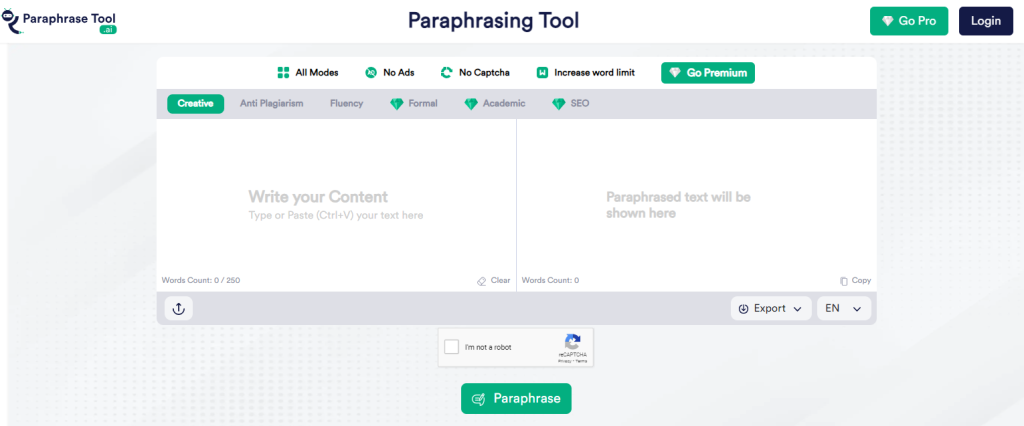 ParaphraseTool.ai Review - Best Tool for Bloggers to Paraphrase Sentences