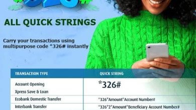 Ecobank Transfer Codes and Ecobank USSD Code
